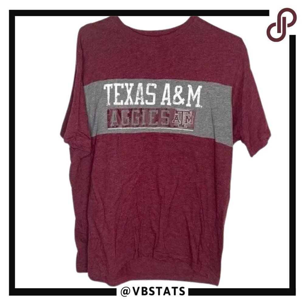 XL Rivalry Threads Heather Maroon-White SS‎ Texas A&M SS